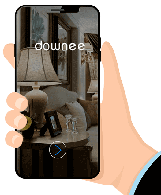 passo 6 aplicativo pronto para utilizacao celular em maos - App Downee: Como Baixar e Instalar o Aplicativo para Câmeras Espiãs