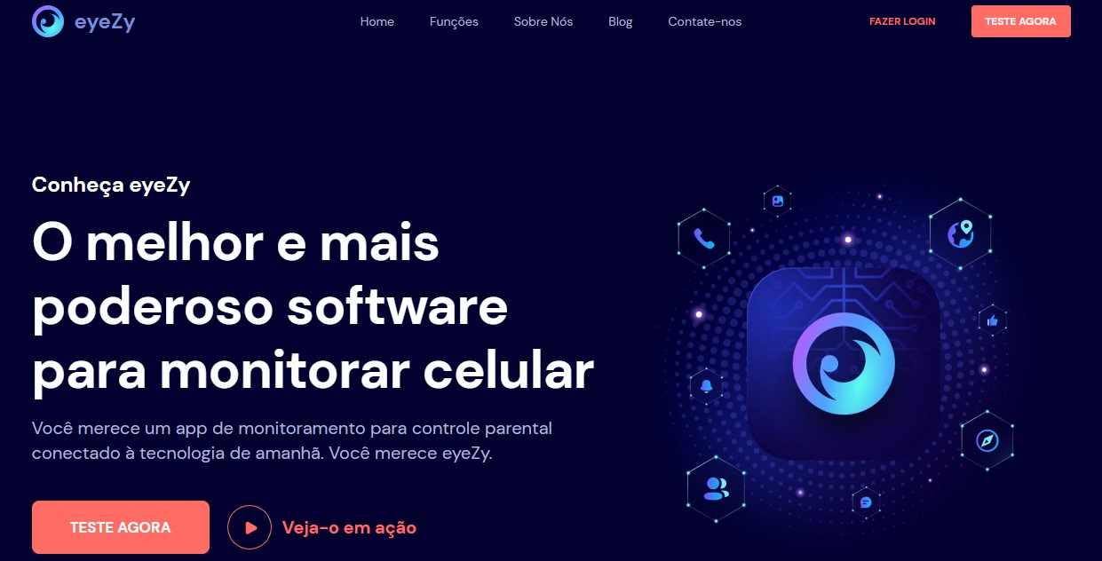 eyeZy - 7 Melhores Aplicativos para Clonar WhatsApp Grátis 2023