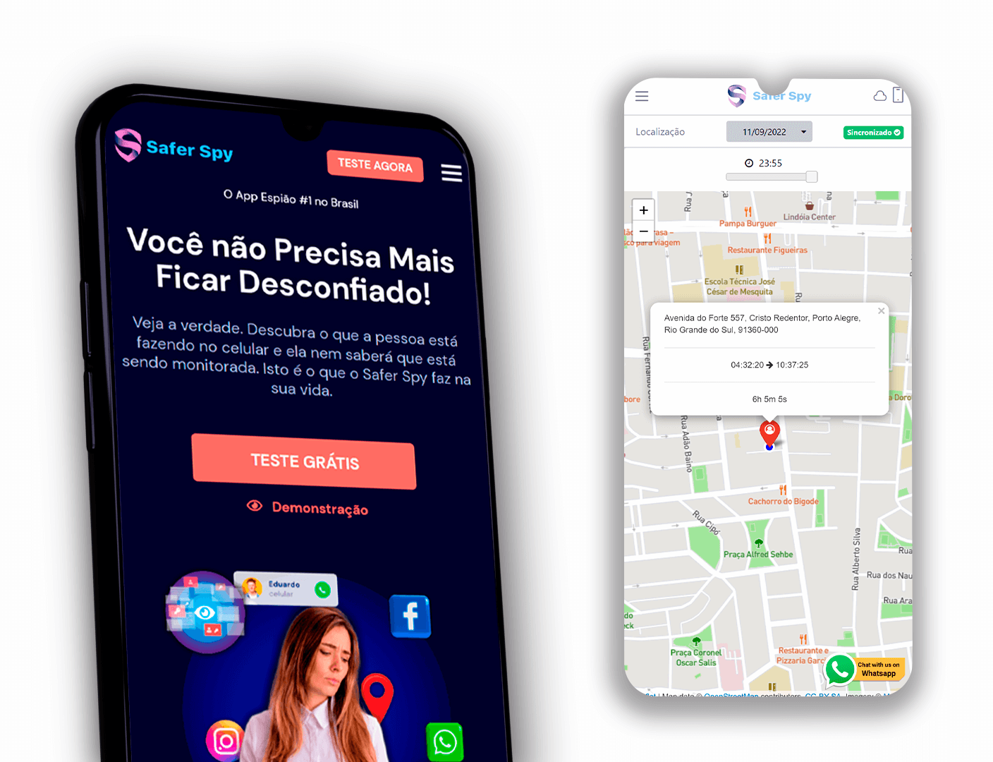 Mockup BR Localizacao 5 - Aplicativo Espião de localização